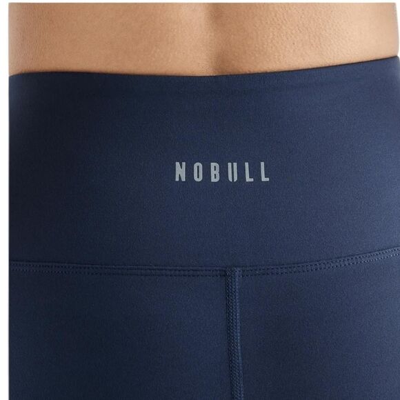 NOBULL Shorts Womens XS Navy Blue Just The Works High Rise Compression Made USA - Picture 3 of 12